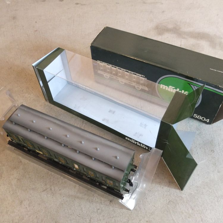 3109 MARKLIN BOITE VIDE POUR LOCOMOTIVE T 18