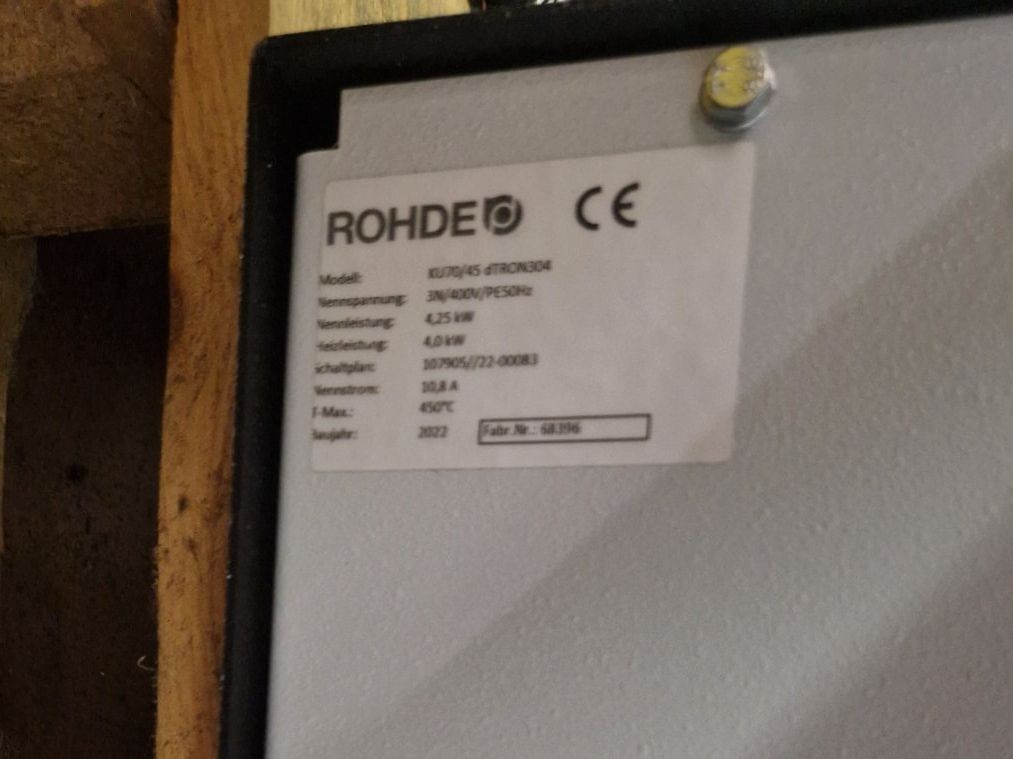 Cheminée: Rhode KU70/40 Umluftofen bis 500° – Neu (gemäss Beschreibung) aus Beckenried von Narol 3