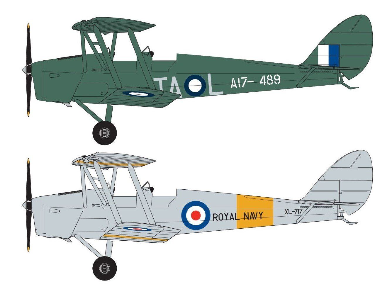 Baukästen: Airfix Bausatz de Havilland Tiger Moth - A02106A – Neu und originalverpackt aus Entlebuch von Hebu 3