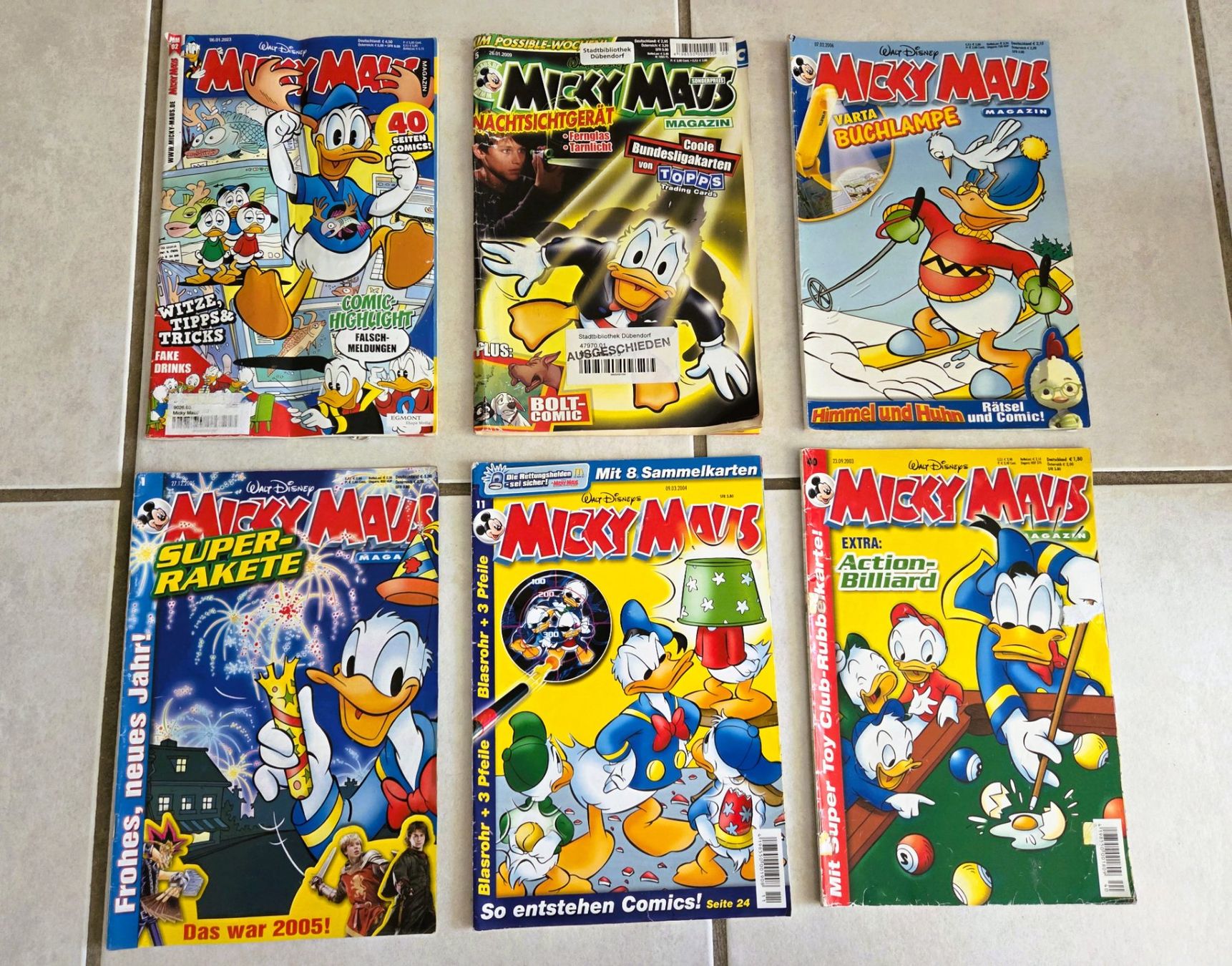 Fumetti: 6x MICKY MAUS HEFTE – Usato da Brüttisellen venduto da Nighttrain