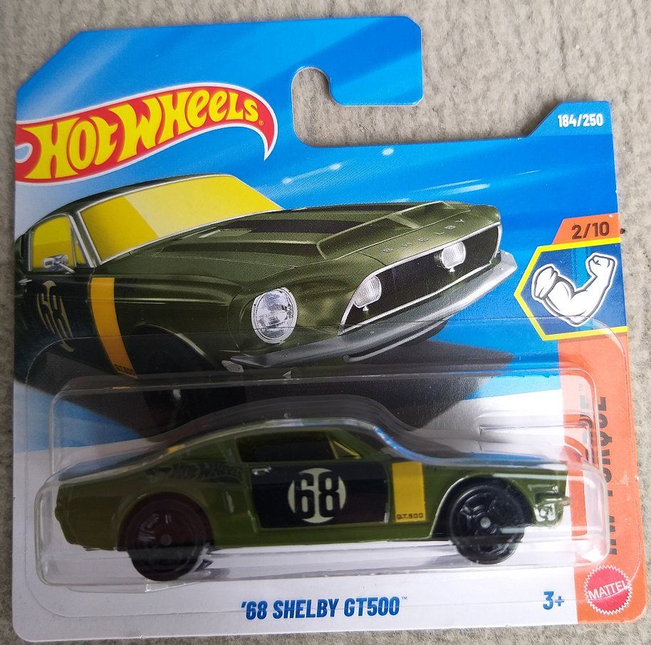 Ford Modellini d'auto: Hot Wheels '68 Shelby GT 500 – Nuovo e nell'imballaggio originale da Brugg AG venduto da Evilweevil