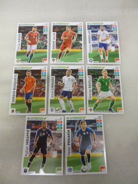 Panini Sammelbilder & Trading cards: 8x PANINI  Uefa Euro 2020 – Gebraucht aus Pambio Noranco von Pol69