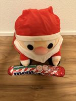 Plüschtier Nikolaus mit Mentos Multipackrolle 40-60 Zeichen
