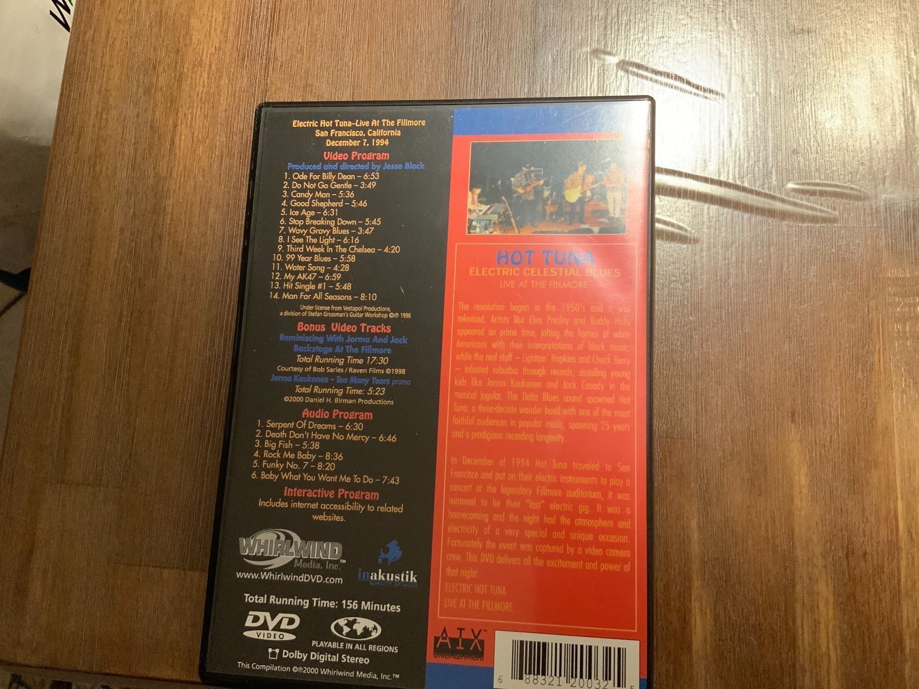 Tutti i DVDs: Hot Tuna, Electric Celestial Blues, DVD – Usato da Uster venduto da Macita56 1