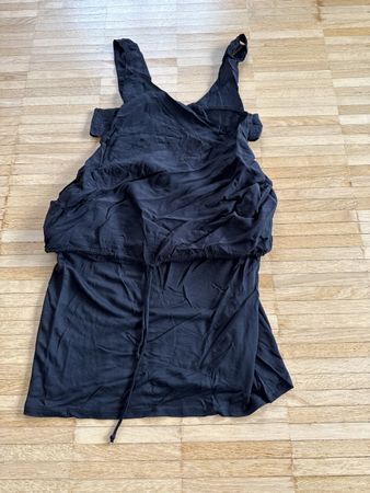 Schwarzes Sommerkleid Gr. S von Bershka - luftig