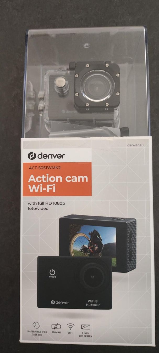 Denver Action Cam: Denver Action-Cam ACT-5051W 30p, Bluetooth, WLAN – Neu und originalverpackt aus merishausen von hidee 5