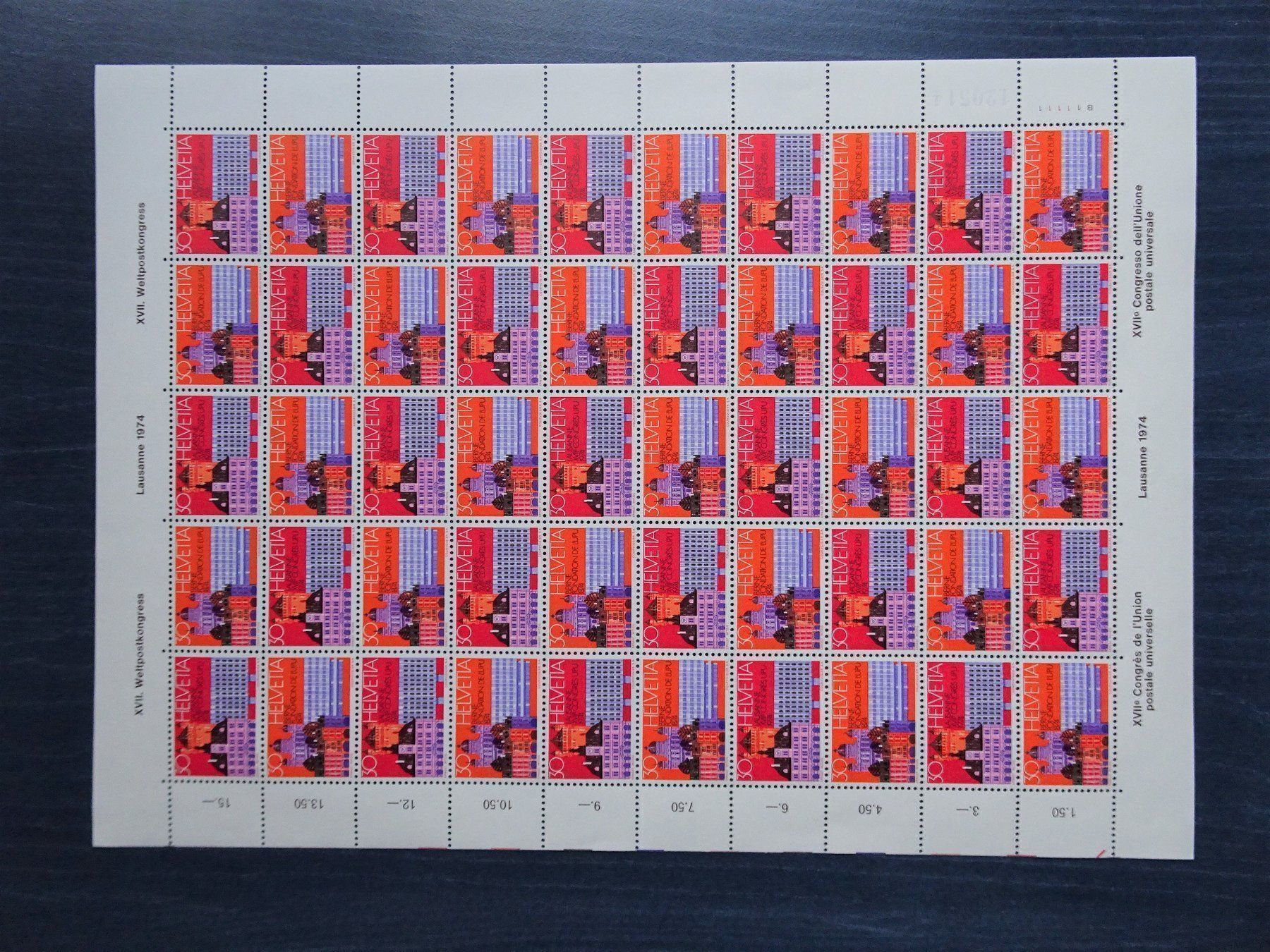 Tous les timbres: 1974** – Neuf (Voir description) à Aadorf par Chnorli-Furz