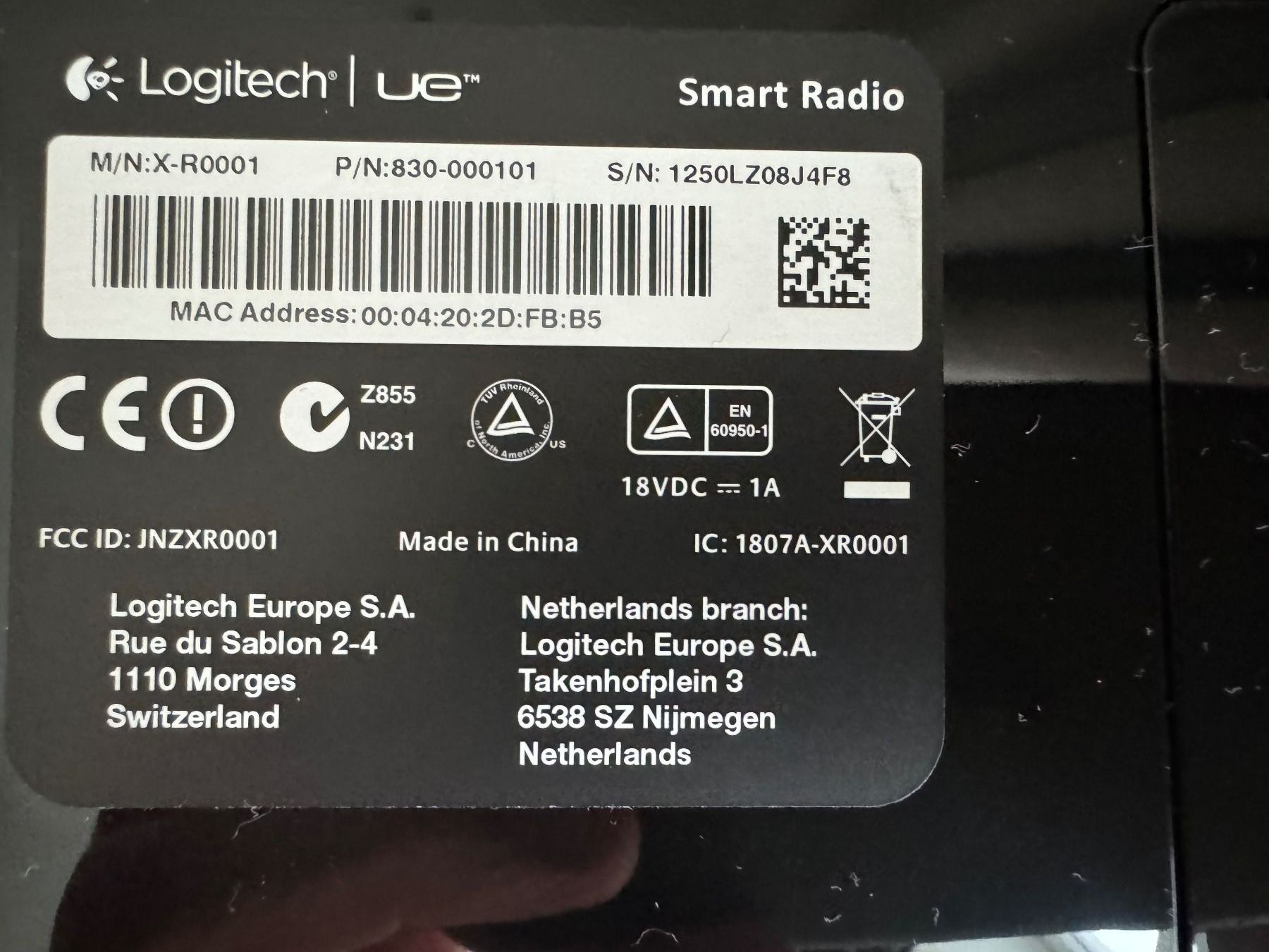Logitech Radios: Logitech UE Smart Radio (Squeezebox) – Gebraucht aus Davos Platz von  2