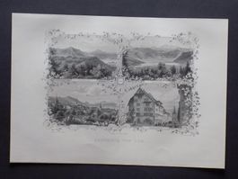 Souvenirblatt Zug
