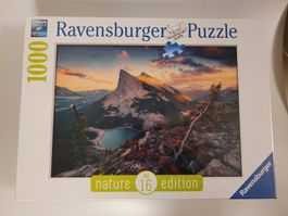 Puzzle Abends in den Rocky Mountains 1000Teile