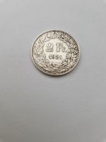 Moneta 2 franchi svizzeri Helvetia anno 1921 argento