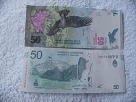 Argentina 50 Pesos 2018 / 2020,  P-363, Suffix B, Unc