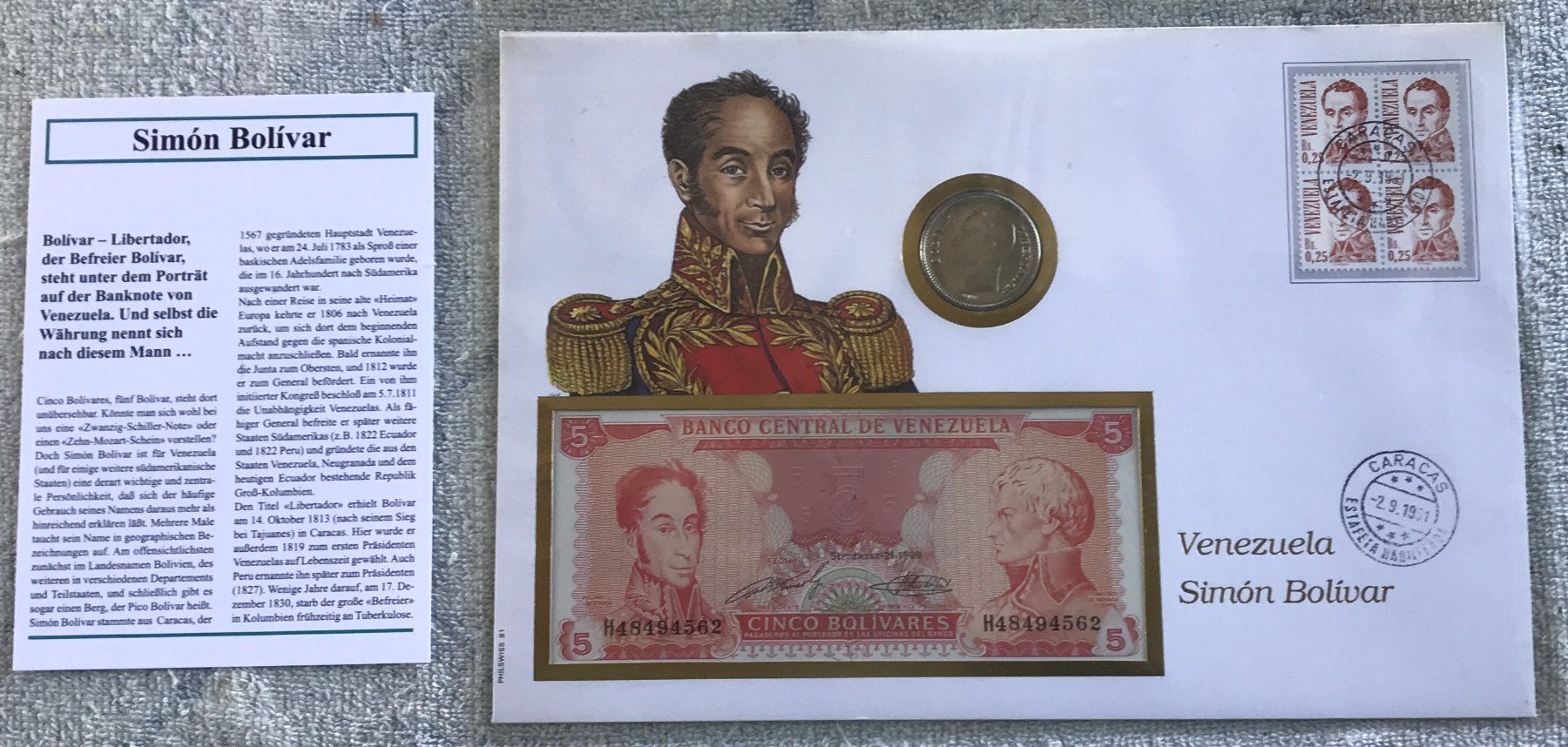 Tutti le monete: VENEZUELA SIMON BOLIVAR – Usato da Ostermundigen venduto da wini63