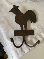 Zwei Haken Metall für Handtücher