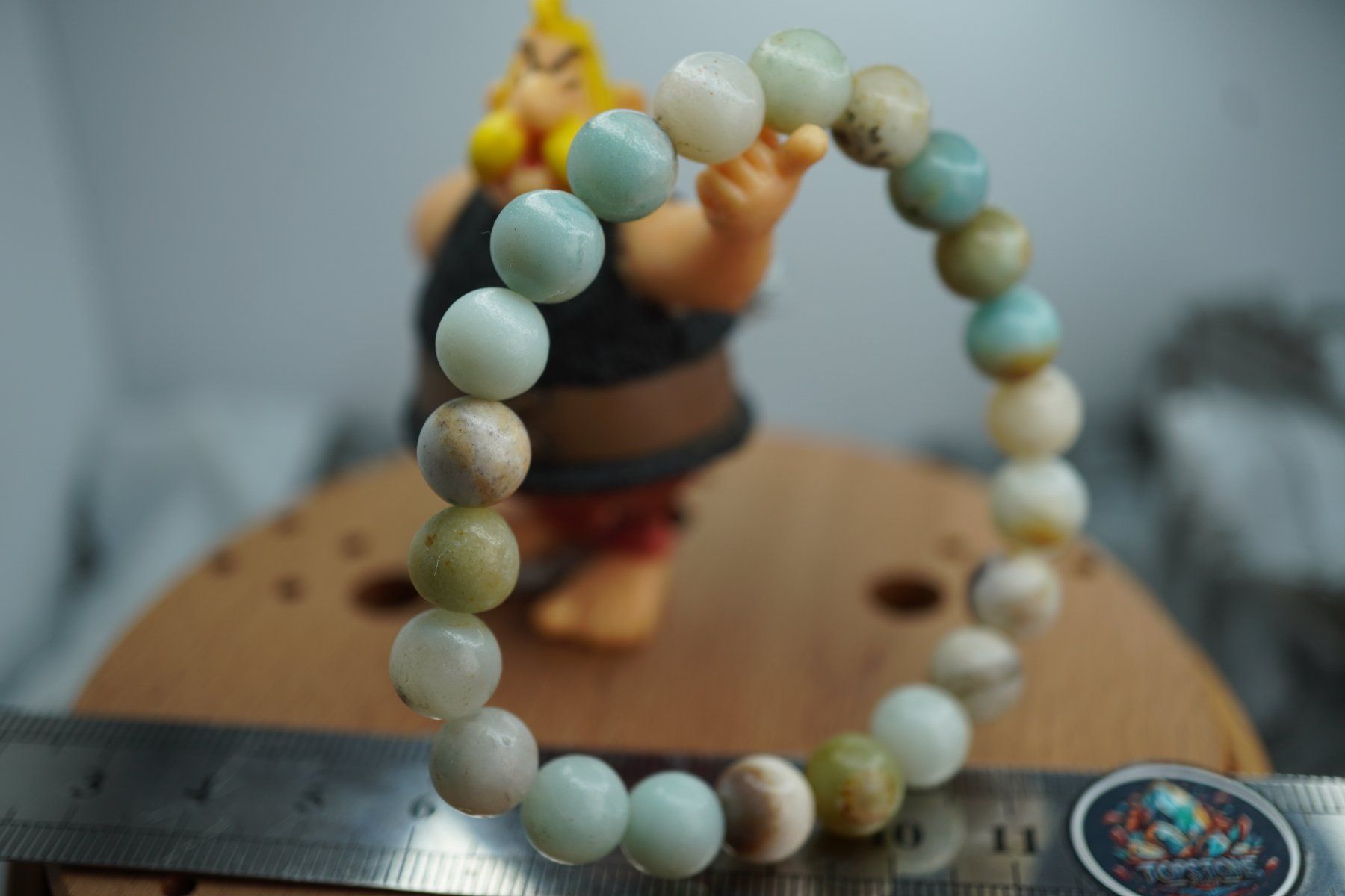 Minerali & Pietre curative: Amazonit  Kugel   Armband    (Räumung!) – Nuovo e nell'imballaggio originale da Eschenbach SG venduto da topstone 3