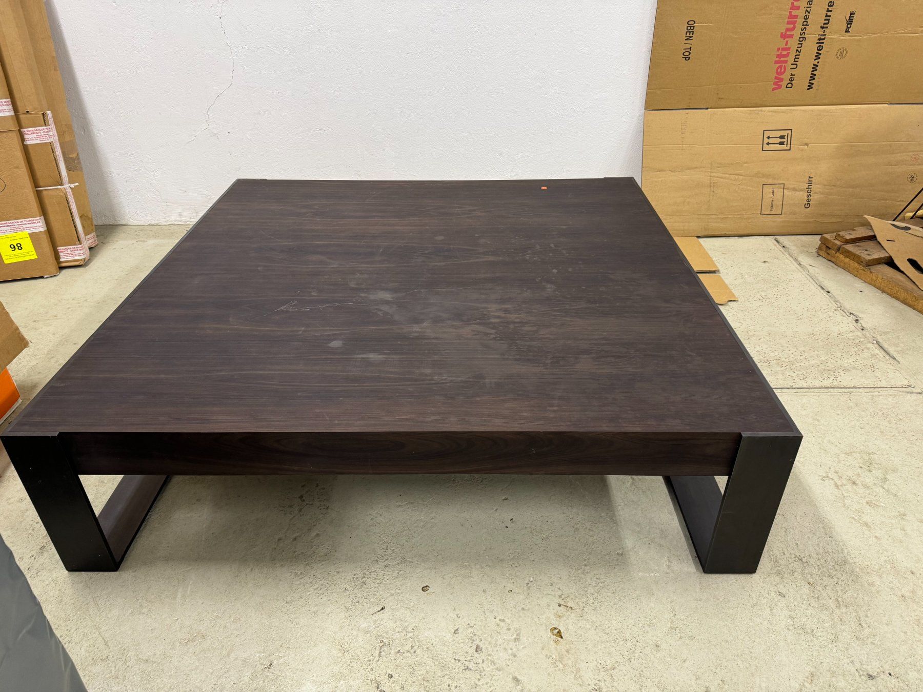 Tische: Table Basse Connectée - Métal Noir & Bois Santos Palissandre – Gebraucht aus Oeschseite von -Luxury-On-Line- 2