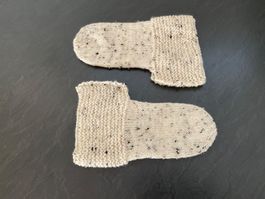 Handgestrickte Bettsocken Gr. 39/40 Fusslänge 26 cm