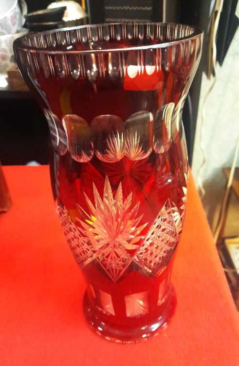Vase En Verre Gravé Main - Thème Sherlock Holmes - Déco Artisanale - Neuf