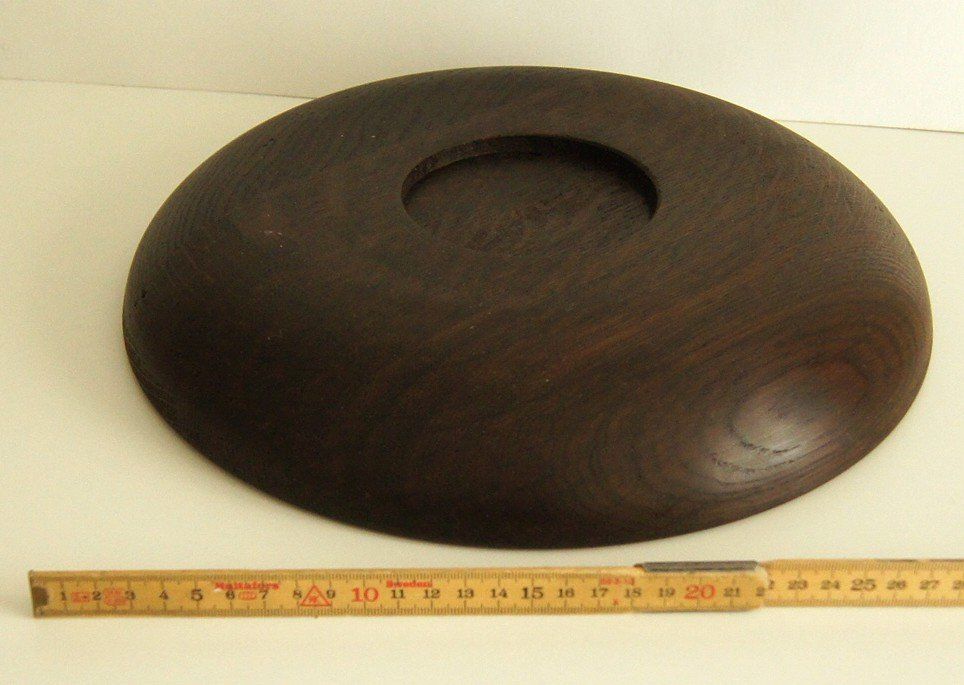 Servierplatten: Holz Schale in geräucherter Eiche – Neu (gemäss Beschreibung) aus Fribourg von erw_68dx 1