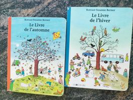 Le livre de l'automne + le livre de l'hiver dès 3ans