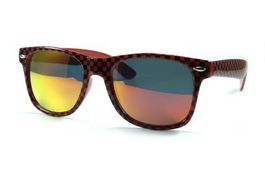 Wayfarer Sonnenbrille CHECKER revo rot SBU1115-BRRD