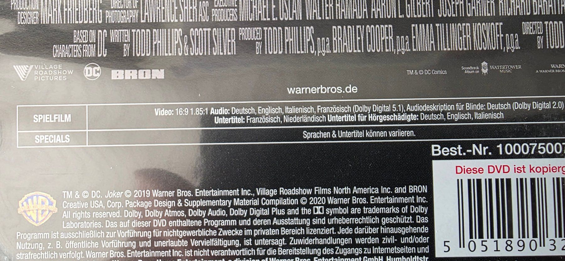 Alle DVDs: DVD Jocker / Jaquin Phoenix – Gebraucht aus Oetwil am See von fineli2 1