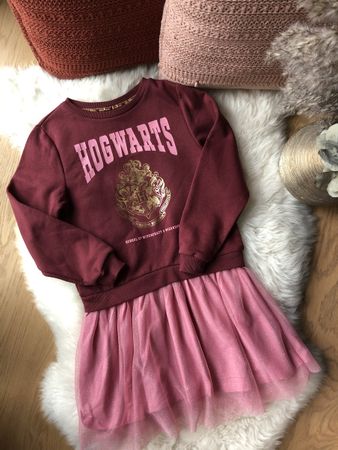 Hogwarts Kleid Pulli Tüll Gr. 122/128 Top Zustand!