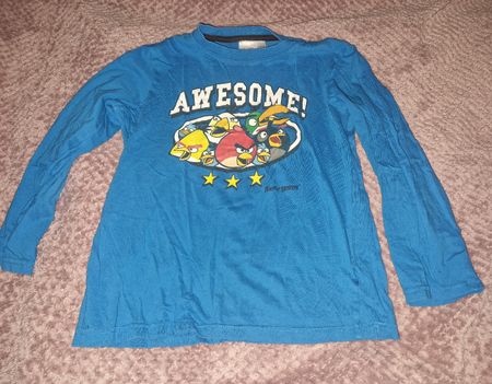 Jungen Langarmshirt  Angry Birds Gr. 10 A (140)