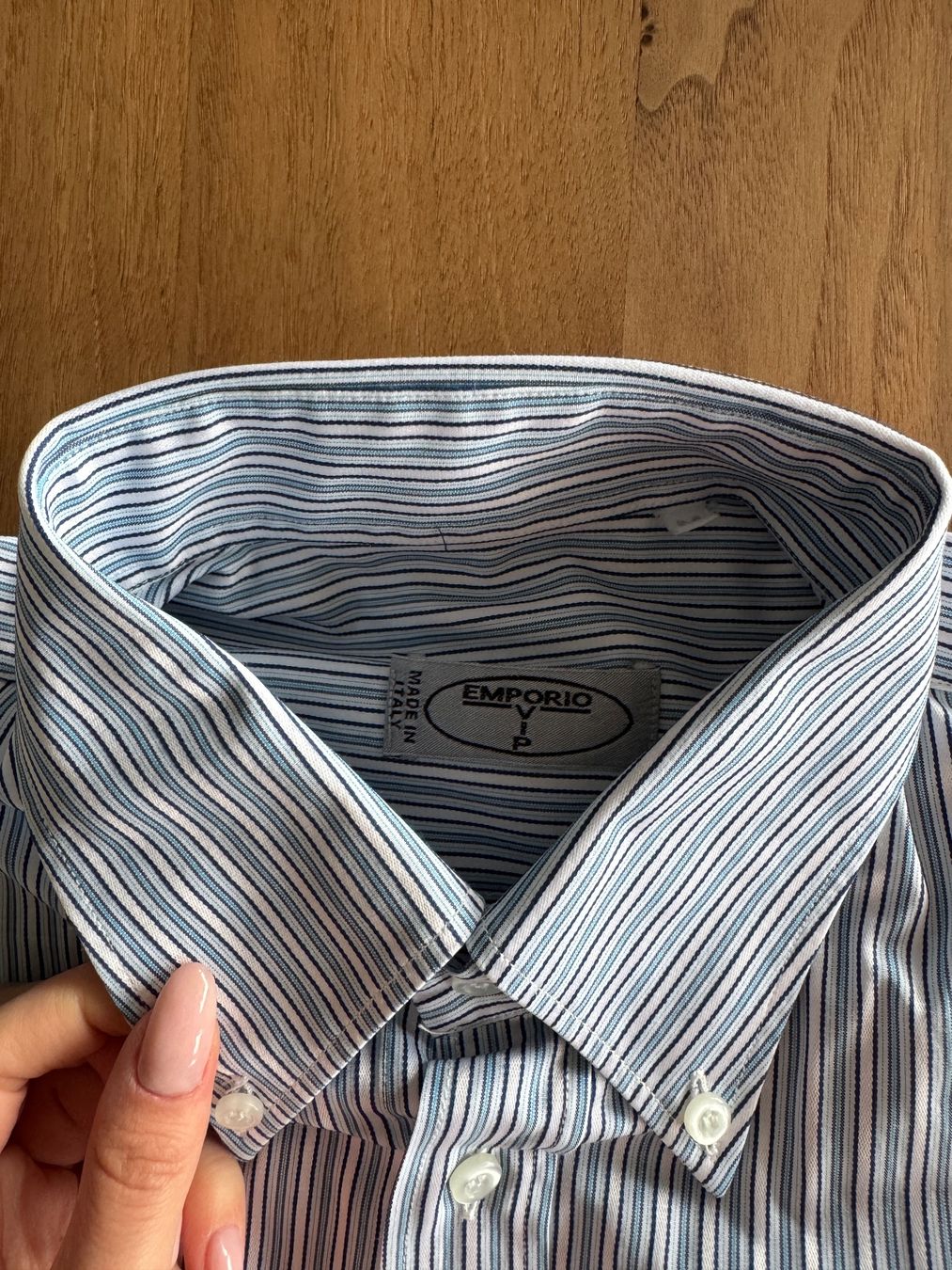 Camicie: 2x Herren-Kurzarmhemden, gestreift, Grösse 41 – Usato da Teufen AR venduto da chi_h55m 2