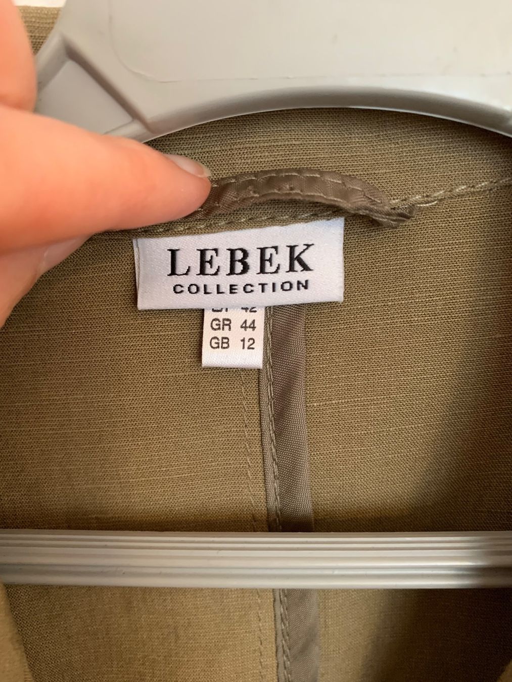 Jacken: Lebek Leinen Jacke Bluse Gr. 38 – Gebraucht aus Fislisbach von KolibriSecondhand 1