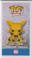 FUNKO POP!  POKEMON 855 ALAKAZAM - SIMSALA   new