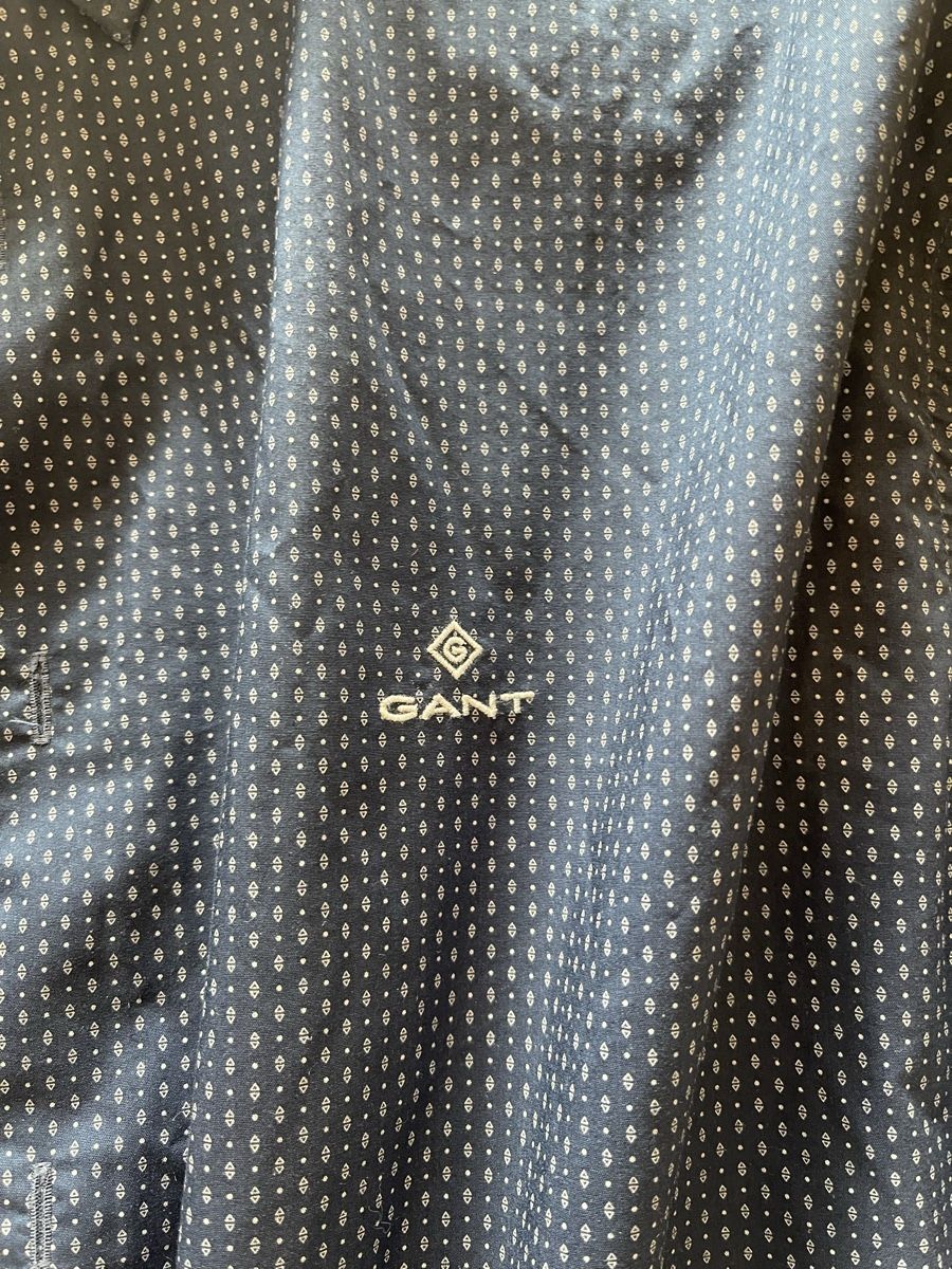 Gant Camicie: GANT Tech Prep Hemd Herren 2XL Regular Fit Dunkelblau Muster – Usato da Glattpark(Opfikon) venduto da soh_28qp 3