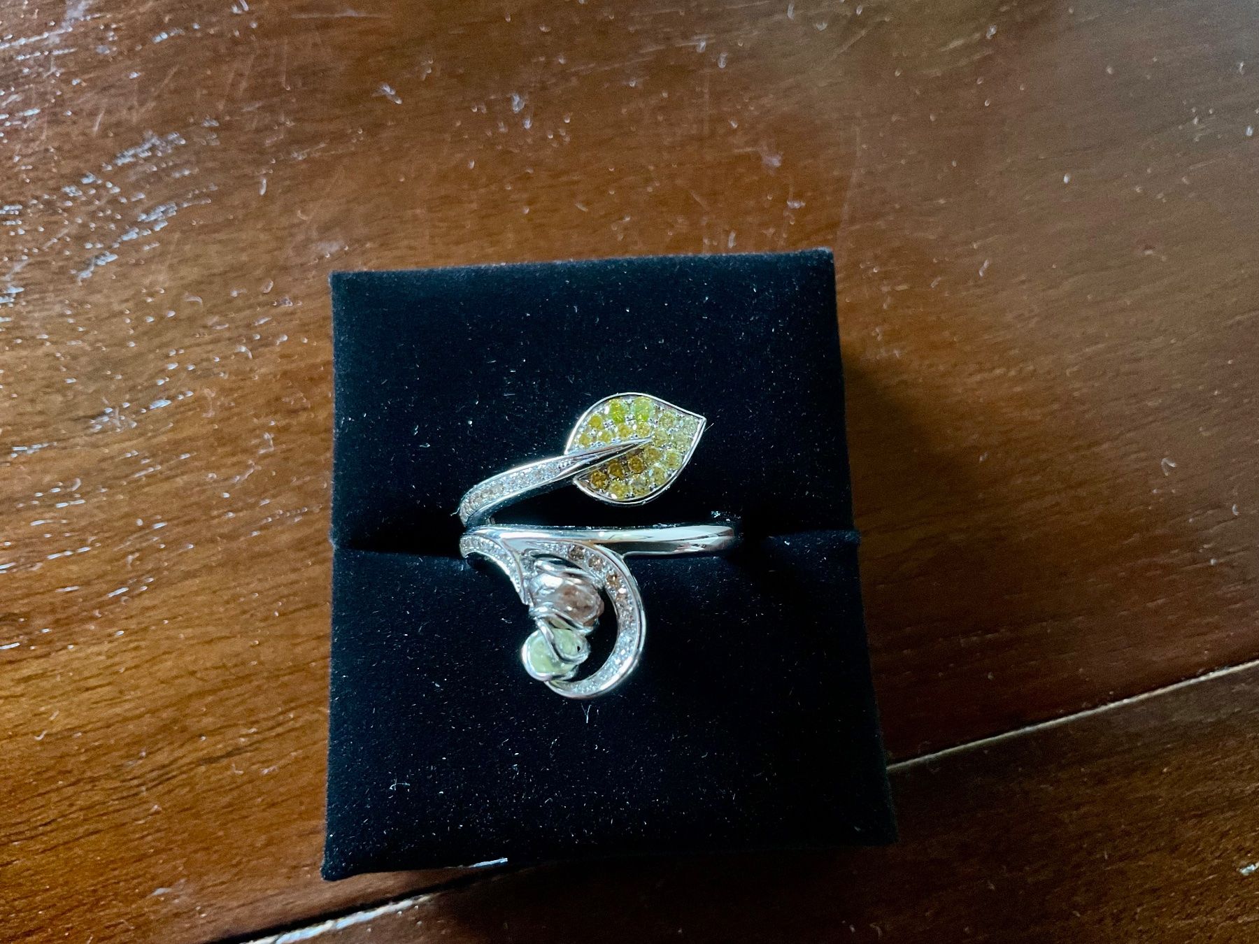 Anelli: Bellissimo anello con diamanti – Nuovo e nell'imballaggio originale da Bern venduto da zero02 5