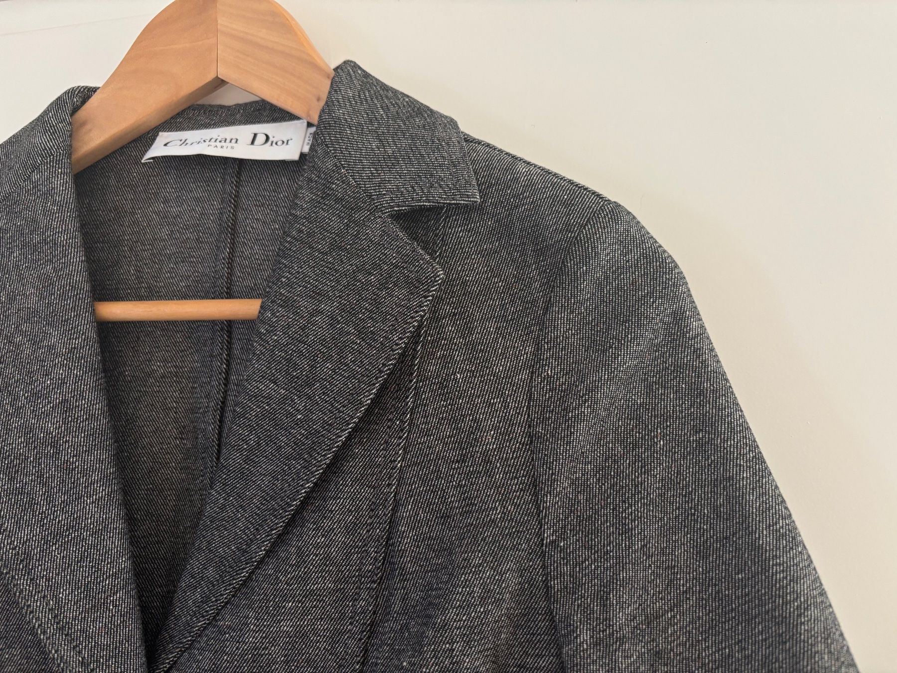 Dior Giacche: DIOR  BAR Blazer elast. denim grau 34 – Usato da Herrliberg venduto da mayfi 1