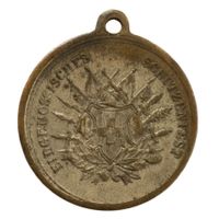 Schützenmedaille ZH 1872 Zürich Eidg. Schützenfest