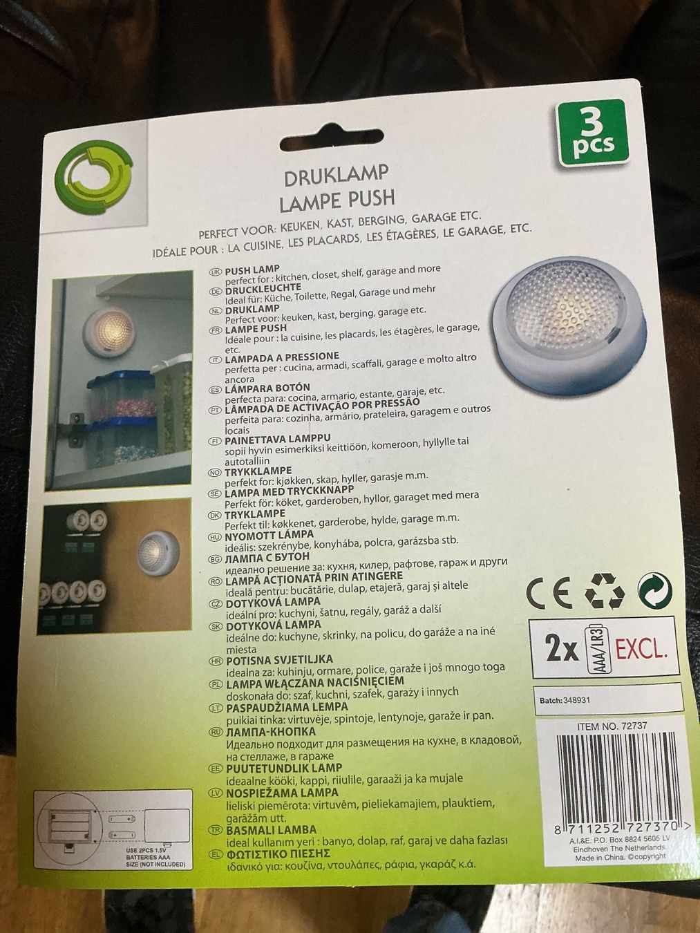 Lampen: 13 sets de 3 lampes d’appoint ou de secours – Neu und originalverpackt aus Lausanne von topthai 2