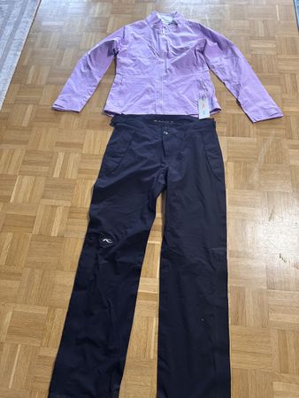 Kjus Regenkomplet, Jacke M & Pants M,violet & black, PN 950