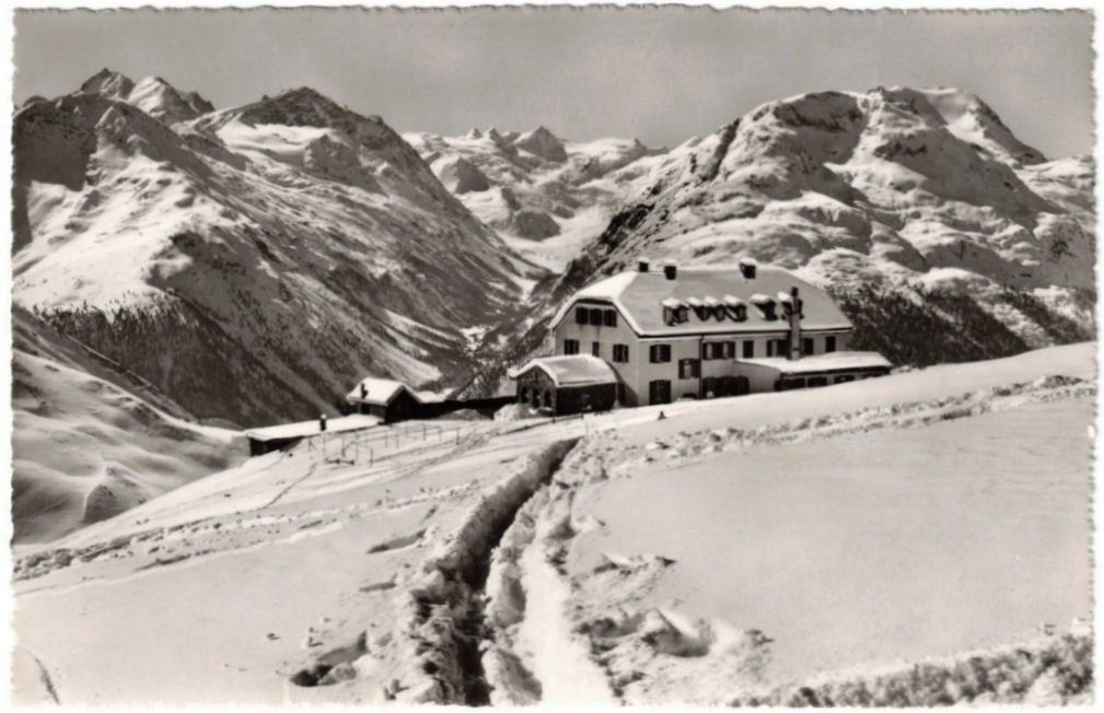 Cartoline postali: St. Moritz - Standseilbahn Muottas Muragl Bergstation – Usato da Binningen venduto da Mountainrider