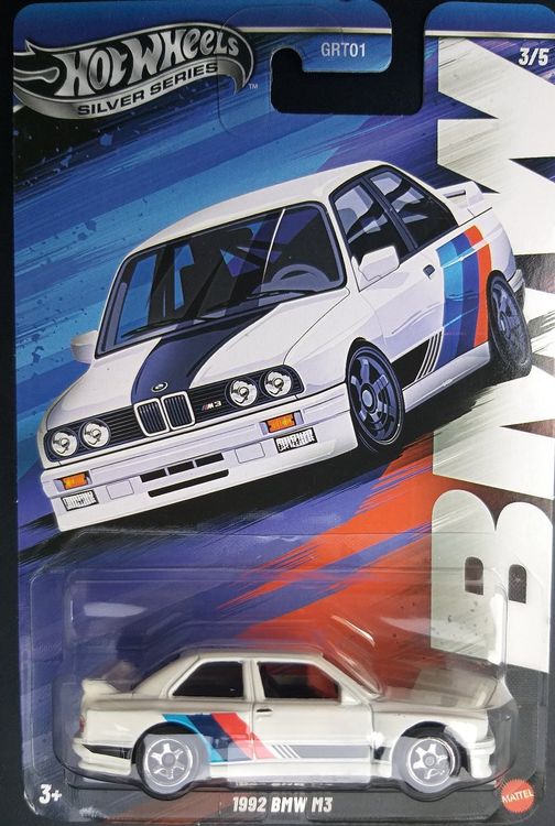 Hot Wheels BMW Serie AUTOS 1992 BMW M3 GRT01 - JBY56 - Giochi e