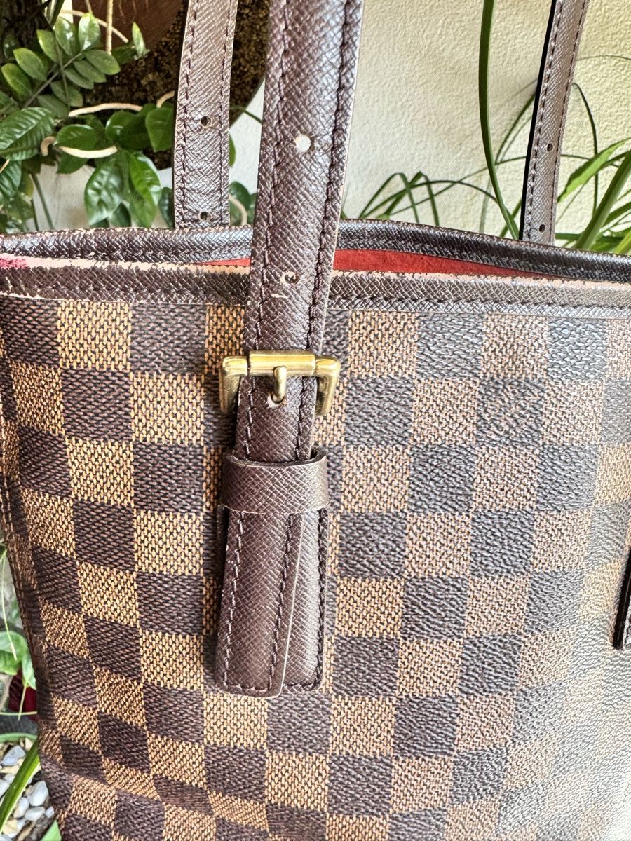 Borse da donna: Louis Vuitton Bucket Ebene Damier Original – Usato da Neuenegg venduto da ilovefashion123 4