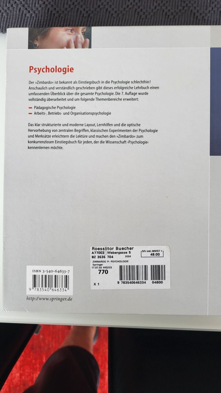 Bücher: Der Weltberühmte "Zimbardo" – Gebraucht aus Heiden von bt-4532 1