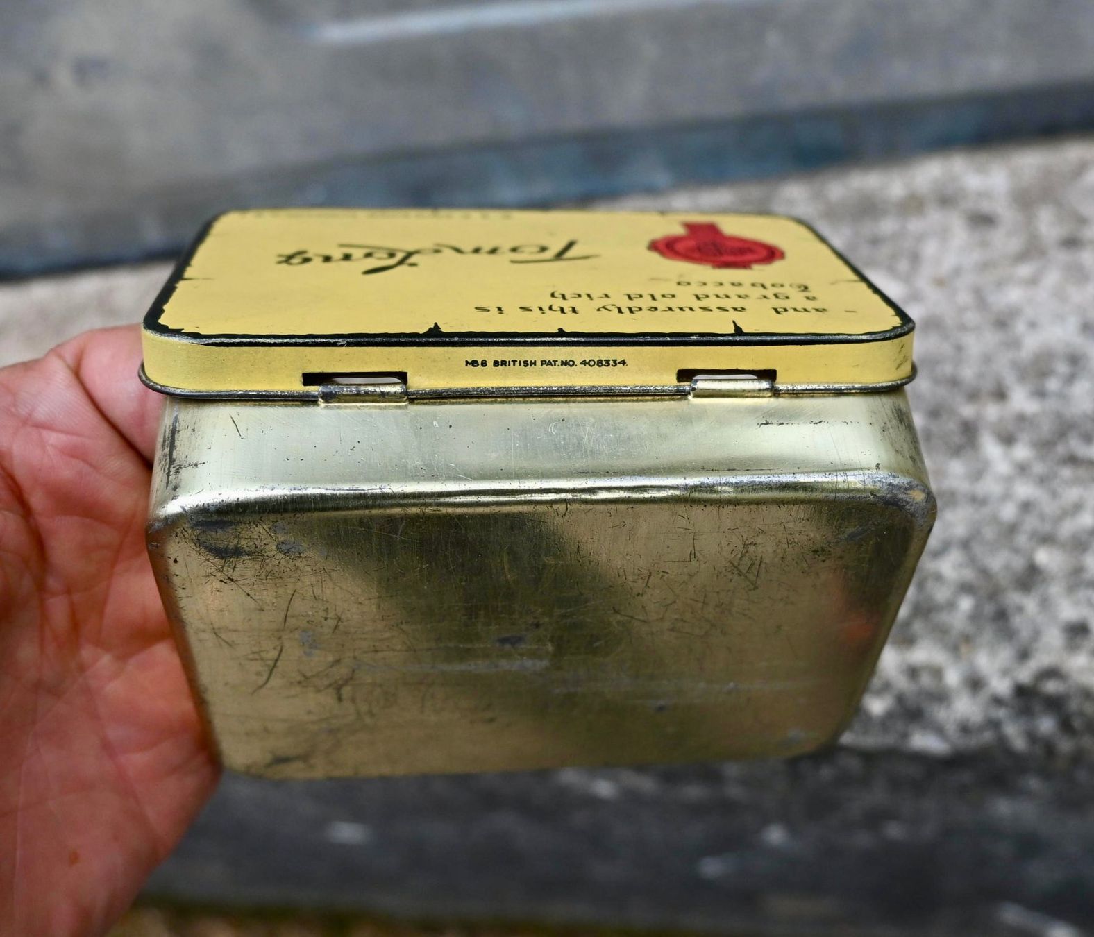 Dosen: alte  BLECHDOSE Tom Long LONDON Tobacco – Gebraucht aus Pfaffhausen von mono_rec 8