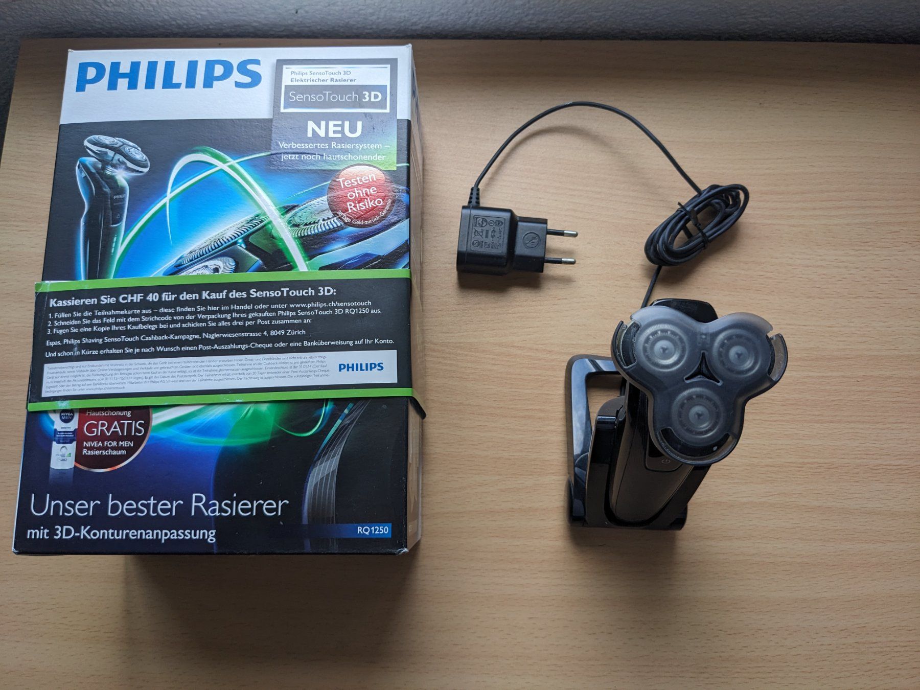 Philips Rasierapparate & Rasierklingen: Philips Sensotouch 3D RQ1250 – Defekt aus Stetten AG von Trexx75