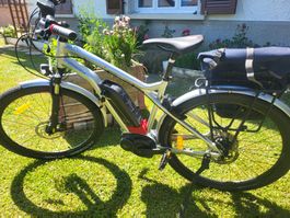 VTT electrique Moustache argent taille M bon état