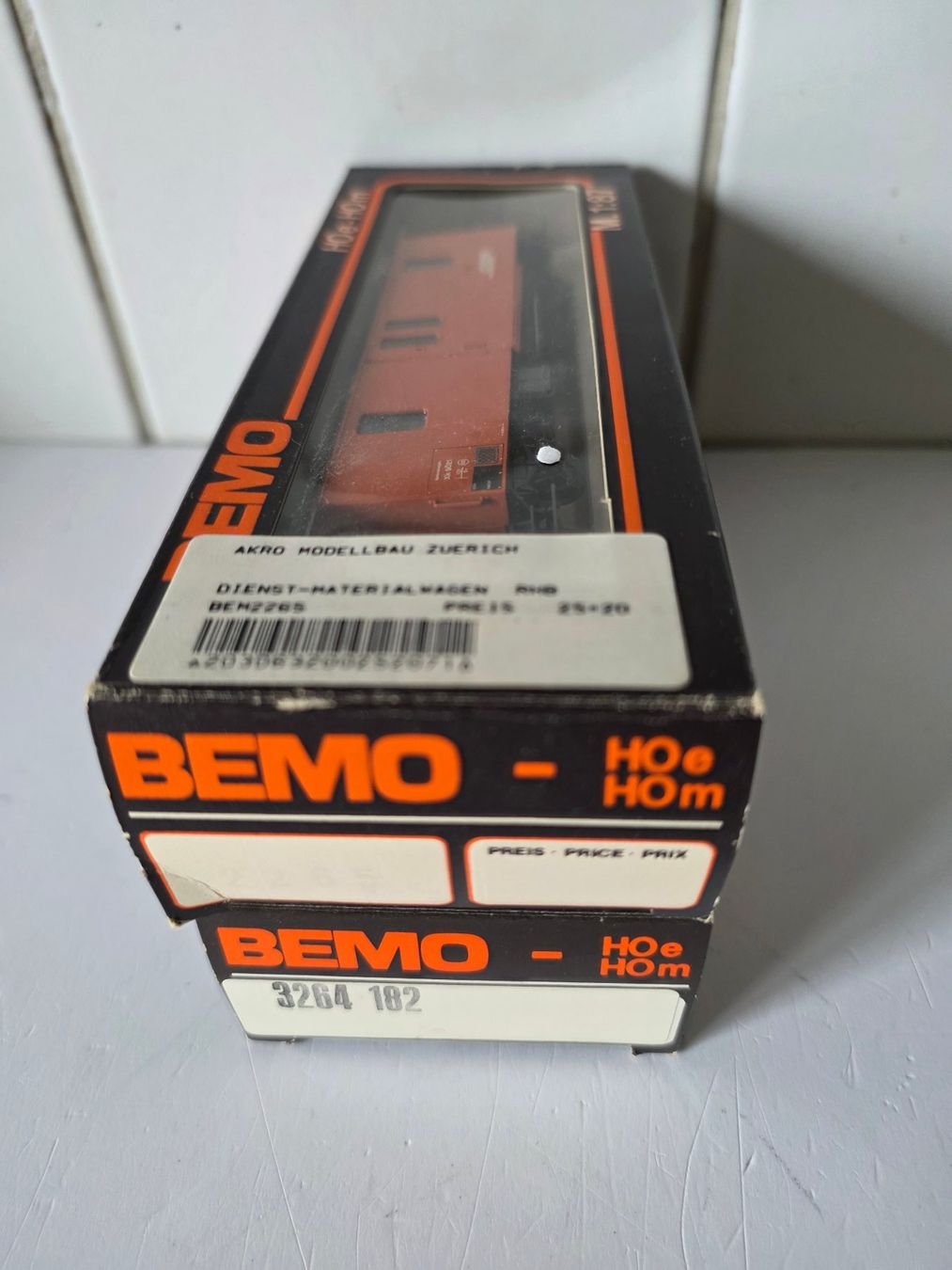 Bemo Modellini di ferrovie: BEMO RhB 1 Materialwagen + 1 Velowagen – Nuovo (secondo la descrizione) da Seuzach venduto da Loeckeli01 3