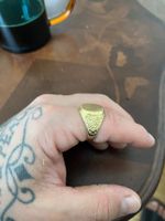 Siegelring mit Zertifikat 11Gramm 18K