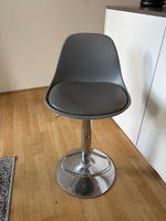 Lot de 2 tabourets de bar IDOMYA Karl gris – réglables