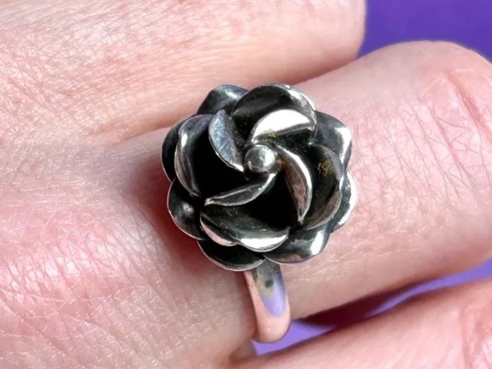 Anelli: Silberring Rose (57) – Usato da Laufen venduto da Bellebellezza 8