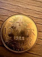 10er Vreneli 10 Fr 1922
