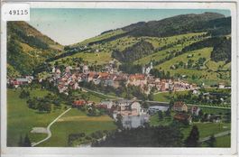 Lichtensteig - Generalansicht - Litho